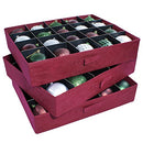 612 Vermont Christmas Ornament Storage Box with 3 Pull-Out Trays - Brand New