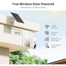 SEHMUA SOLAR SECURITY CAMERAS WIRELESS OUTDOOR 500-LUMEN SUPER-BRIGHT LEDS Like New