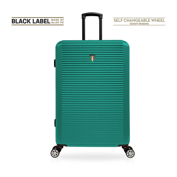 TUCCI ITALY 32" GIOIA ABS HARDSHELL SPINNER WHEEL TRAVEL SUITCASE - GREEN - Brand New
