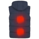 HELIOS PAFFUTO HEATED VEST – UNISEX - SIZE: MEN M - NAVY - Like New
