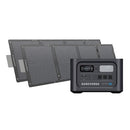 GENEVERSE 1210WH SOLAR GENERATOR BUNDLE 60-GVUS-SG2M2 - BLACK - Brand New