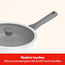 So Yummy by bella 12 Piece Cookware Set w EverGood™, B0D9PFKV24 - Frost - Brand New