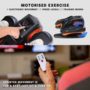 PANANA UNDER DESK ELLIPTICAL TRAINER PEDAL 5 SPEEDS ADJUSTABLE BLACK/ORANGE - Brand New