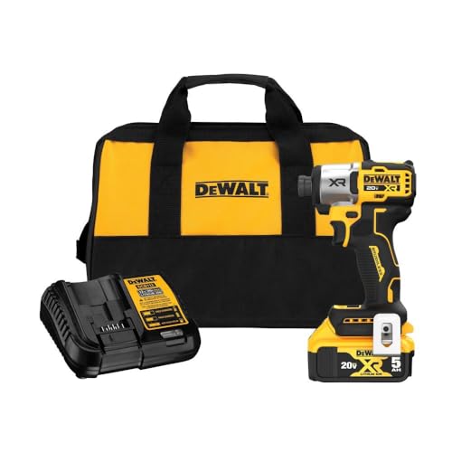 DEWALT 20V MAX IMPACT DRIVER CORDLESS 3-SPEED BATTERY CHARGER DCF845P1 - YELLOW - Like New