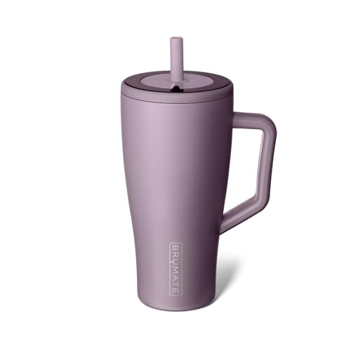 BrüMate Era 30 oz Tumbler with Handle and Straw | 100% Leakproof | (Lilac Dusk) - Like New