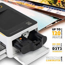 Kodak Dock & Wi-Fi Portable 4x6” Instant Photo Printer PD450BT - Black/White - Like New