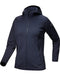 ARC'TERYX WOMEN'S KYANITE HOODED FLEECE JACKET - SIZE: XS - BLACK SAPPHIRE - Brand New