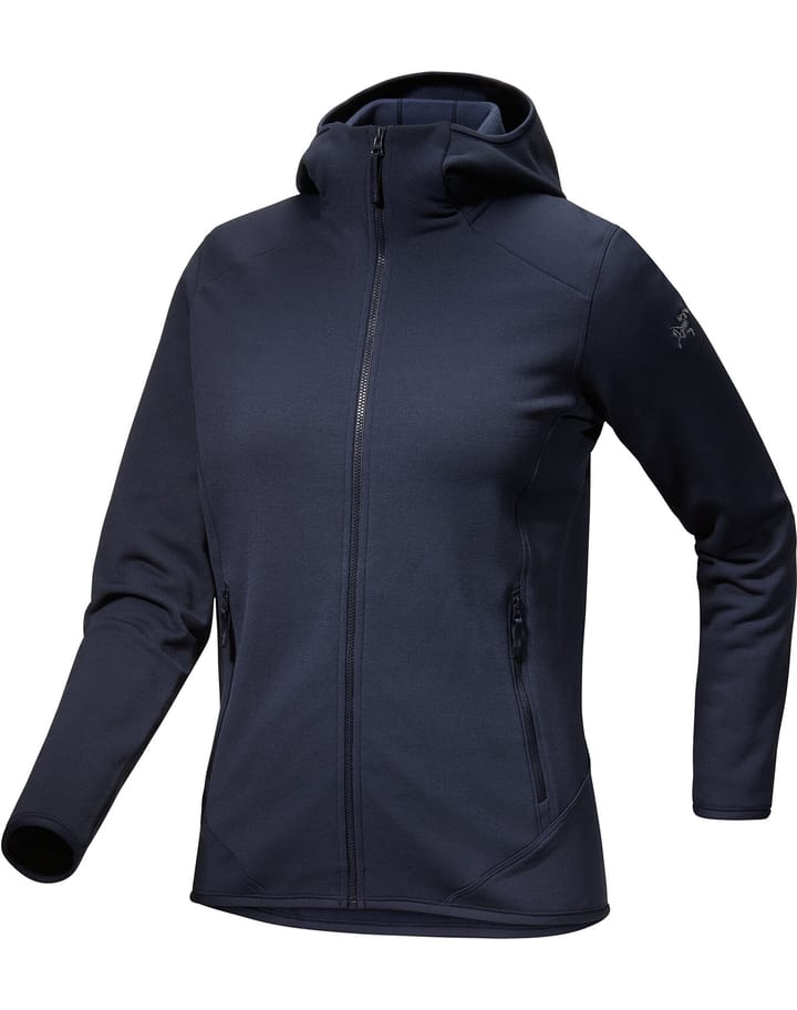 ARC'TERYX WOMEN'S KYANITE HOODED FLEECE JACKET - SIZE: XS - BLACK SAPPHIRE - Brand New