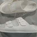 PROGONIAXYZ EVA FLAT SANDALS UNISEX-ADULT SLIDE SANDAL SIZE: MEN 11 - OFF WHITE - Like New