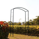 Better Garden Steel Garden Arch, 7'2" High x 4'7" Wide B07KZNXDPN - Black - Brand New