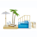 RAINBOW HIGH COLOR CHANGE POOL & BEACH CLUB PLAYSET - MULTICOLOR - Like New