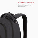 SwissGear 1186 Bungee Backpack, Grey (Laptop Version), 17.75 inch - Brand New