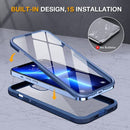 Miracase Glass Case for iPhone 13 Pro Max 6.7 inch - Dark Blue - Like New
