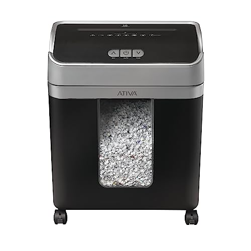 ATIVA 10 SHEET MICRO-CUT SHREDDER A10MC19 - BLACK - Like New