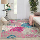 NOURISON HOME NOURISON PASSION 5'3" X 7'3" GREY CONTEMPORARY INDOOR RUG -MULTI - Brand New