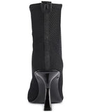 KL445547 KARL LAGERFELD KELSA POINTED TOE HEELED BOOTIE SIZE 10 BLACK - Like New