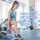 Fitvids Soft Kettlebells - Soft Vinyl Kettlebells Sea and Sand - 20lb - AQUA - Like New