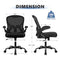 WINRISE ERGONOMIC OFFICE CHAIR DESK SWIVEL TASK MID BACK STYLISH WR935 - BLACK - Like New