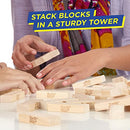 HASBRO JENGA GAME STACKING TOWER AGES 6+ 1 OR MORE PLAYERS 2120 - LIGHT BROWN - Brand New