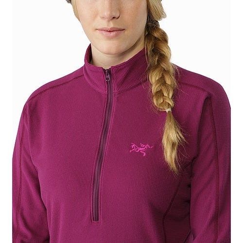 ARC'TERYX DELTA LT ZIP NECK WOMENS - SIZE: WOMEN L - LT CHANDRA - Brand New