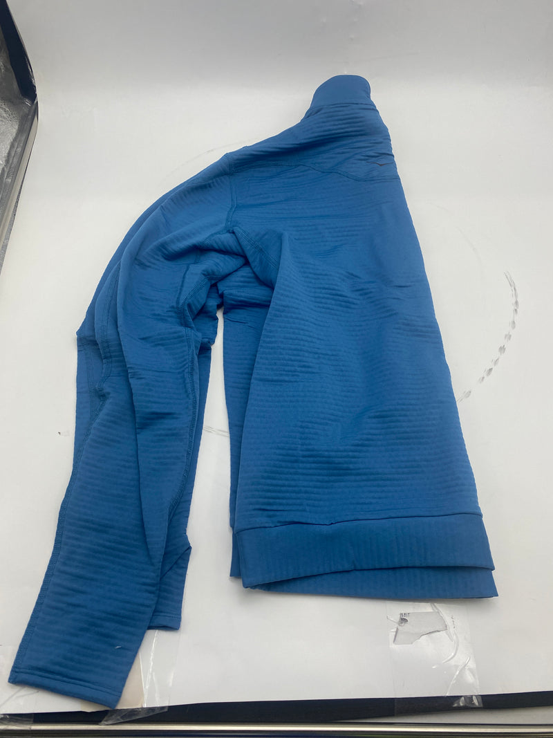 HOKA ONE ONE TERRY KNIT FABRICFRONT ZIP VENTING THERMAL SIZE: M - BLUE - Brand New