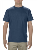 AL1701 Alstyle American Apparel Soft Spun Cotton T-Shirt Harbor Blue 3XL - Like New