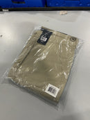 BLU ROCK MEN'S COTTON FLEX-STRETCH CARGO SHORTS - SIZE: MEN 36 - KHAKI - Brand New