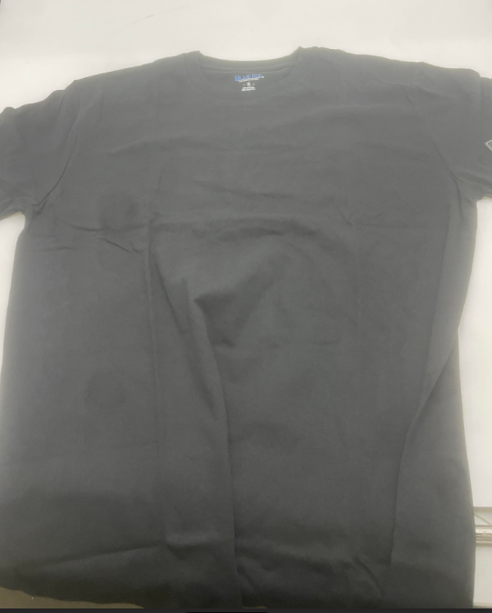 BLUE ICE PLAIN SHORT SLEEVE T-SHIRT - SIZE SMALL - BLACK - Brand New