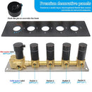 HOMEDEC OIL RUBBED BRONZE BRASS SHOWER VALVE TRIM KIT, HDC-HSTZ4BS-21-0331-01 - Like New