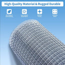 ZEVEMOMO 23GAUGE Silver Mesh Hardware Cloth 1/4' Wire Roll 48"x100' - SILVER - Like New