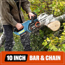 SENIX CHAINSAW CORDLESS, 20V 14" BATTERY CHAINSAW, GRAYISH BLUE - Like New