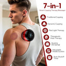 CAKOUTANB 2 PACK CUPPING SET, THERAPY MASSAGER, LIGHT THERAPY SET - BLACK/RED - Like New