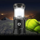 TNYZEO LED CAMPING LANTERN LED LANTERNS SUITABLE SURVIVAL KITS HURRICANE - BLACK - Like New