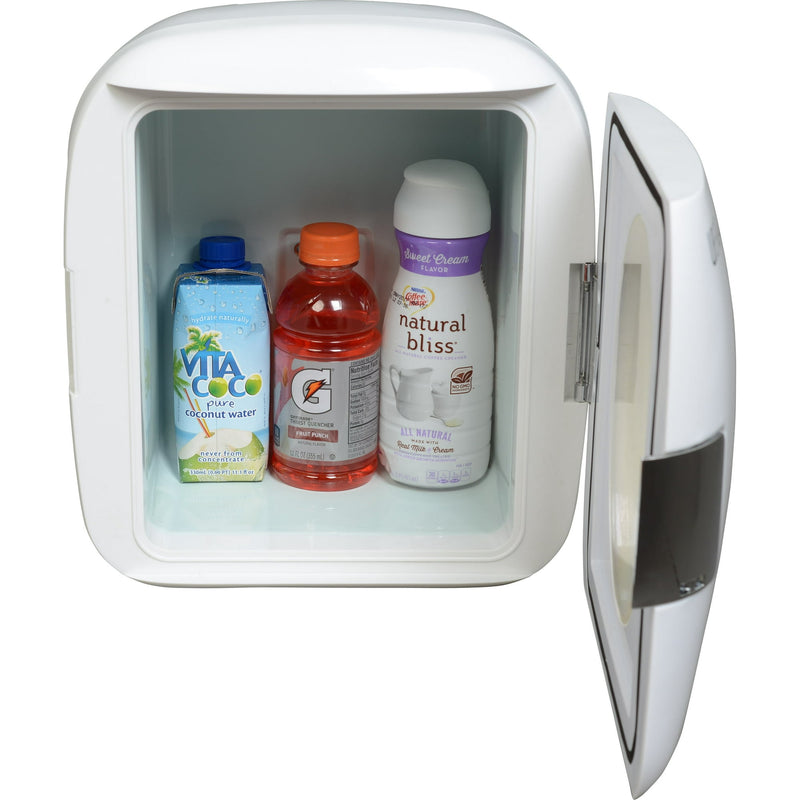 UBER APPLIANCE UBER CHILL XL 9 LITER 12-CAN RETRO PORTABLE MINI FRIDGE - WHITE - Like New