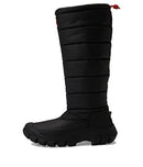 WFT2108WWU HUNTER WOMEN'S INTREPID TALL RAIN BOOT BLACK SIZE 9 - Like New