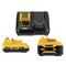 DEWALT DCB135C 2-PIECE 12V 3 AH 5 AH LITHIUM-ION BATTERIES and CHARGER KIT - Like New