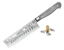 KATSURA Woodworking Project Kit 7.5" VG-10-67 Layers Damascus Steel - Silver - Like New