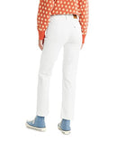 349640184 LEVI'S WOMEN'S WEDGIE STRAIGHT JEANS WHITE STONEWASH SIZE 30X28 - Brand New