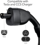Lectron CCS Adapter Tesla Fast Charge CCS Chargers LEADPCCSTESLABLKUS - Black Like New