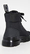 25110033 DR. MARTENS WOMEN COMBS W 6 TIE BOOT FASHION BLACK/BLACK SIZE 10 - Like New
