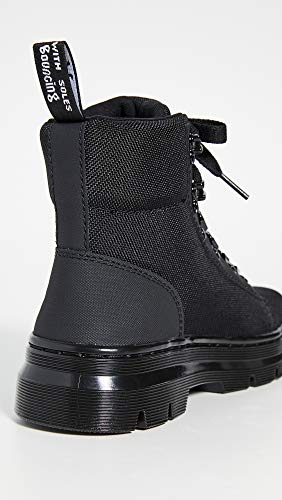 25110033 DR. MARTENS WOMEN COMBS W 6 TIE BOOT FASHION BLACK/BLACK SIZE 10 - Like New