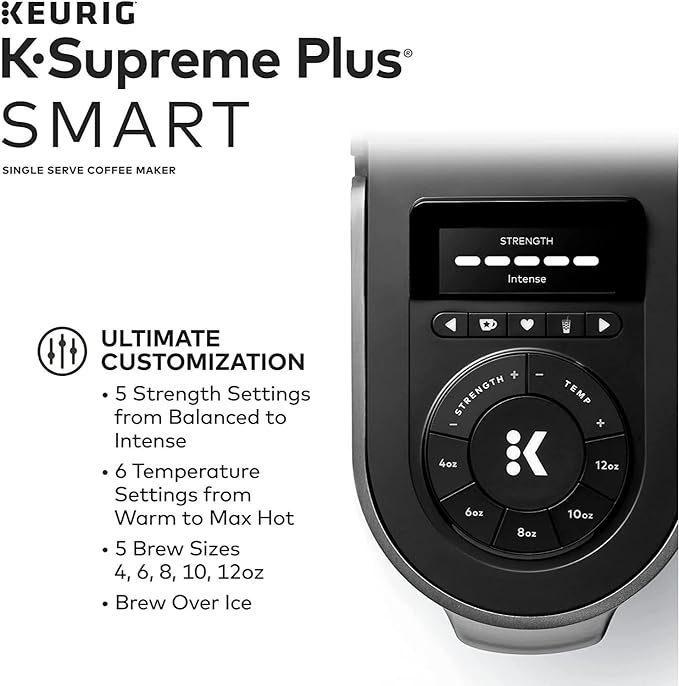 Keurig K-Supreme Plus SMART Single Serve K-Cup Pod Coffee Maker K920 - Black Like New