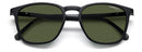 CARRERA SUNGLASSES - MATTE BLACK FRAME, GREEN POLARIZED LENSES, 53-20-145 - Like New