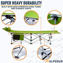 Alpcour Folding Camping Cot, Deluxe Collapsible Bed w/ Pillow, Extremely Light - Brand New