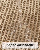 GENERIC UPGRADED WAFFLE BATH MAT, SUPER ABSORBENT NON SLIP BATH MATS 18 x 30 - Like New