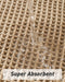 GENERIC UPGRADED WAFFLE BATH MAT, SUPER ABSORBENT NON SLIP BATH MATS 18 x 30 - Like New
