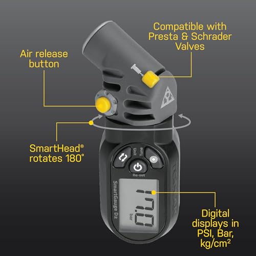 Topeak SmartGauge D2 - Black/Gray - Like New