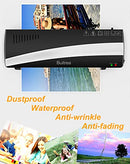 BUITREA A3/A4/A5 LAMINATOR WITH 20 POUCHES HOT/COLD MODE LAMINATOR - BLACK - Like New