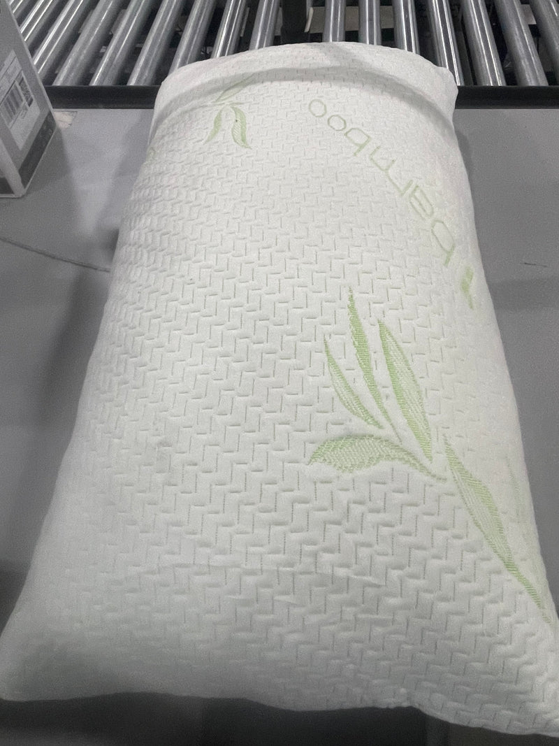 GENERIC BEST LINEN BAMBOO MEMORY FOAM PILLOW NECK & SHOULDER SLEEPING PACK OF 1 - Like New