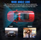 3 WAY DASH CAMERA SUPER HD 1296P WITH MOBILE APP, WIFI BLACK BOX - BLACK - Like New